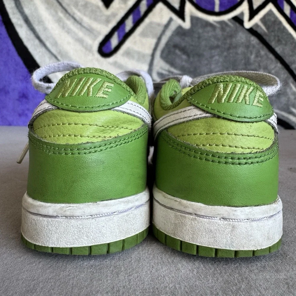 Size 11.5c - Nike Dunk Low Chlorophyll PS - DH9756-301